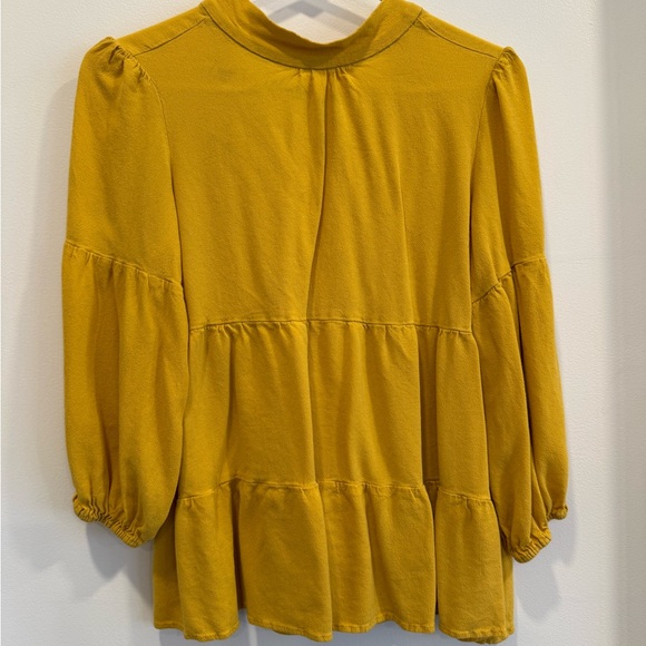 DownEast Tops - DownEast Mustard Blouse